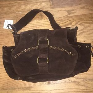 BNWT Colin Stuart Boho Suede Bag w Good Detail
